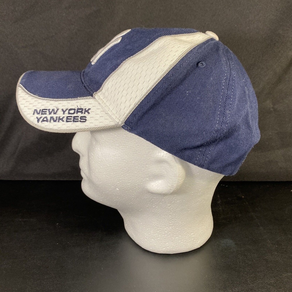 MLB New York Yankees Hat Navy Blue White Strap Back 47 Brand Baseball Cap - Picture 3 of 6
